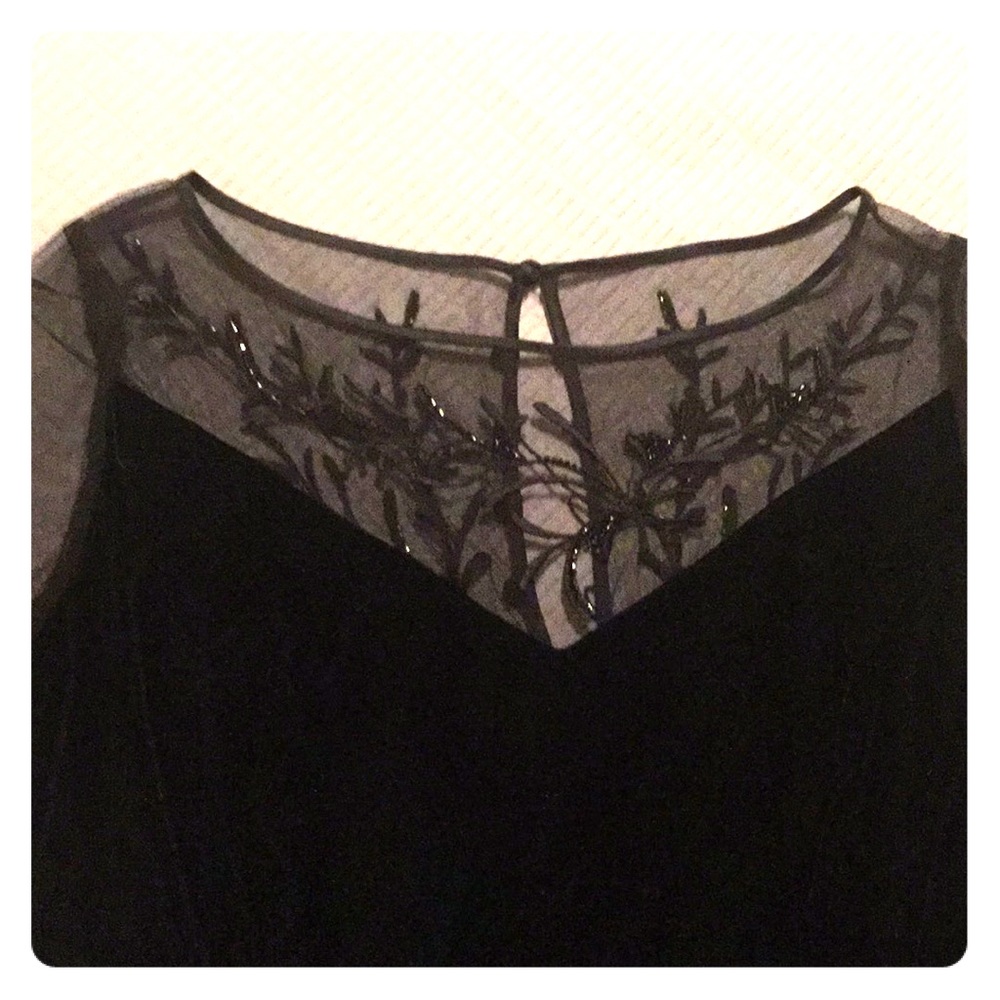 Evening black dress